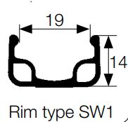 24" yhdenkäden ohjauspyörä pari campperilla Ilmakumirenkailla - Image 3