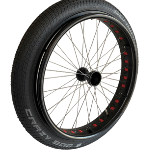 24" x 2.35-½"x55 Fat pyörä alumiinikelausvanne