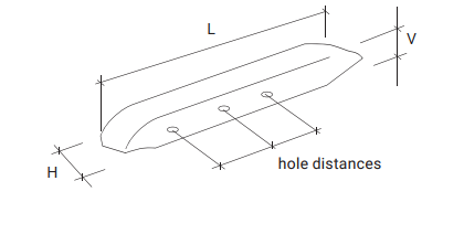 280x56 mm Käsivarrentuki PU ACT lyhyt - Image 2