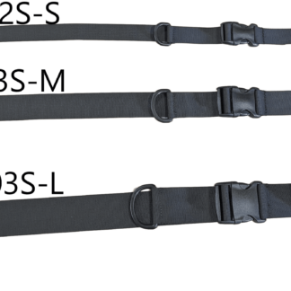 Tvådelat säkerhetsbälte med plastspänne